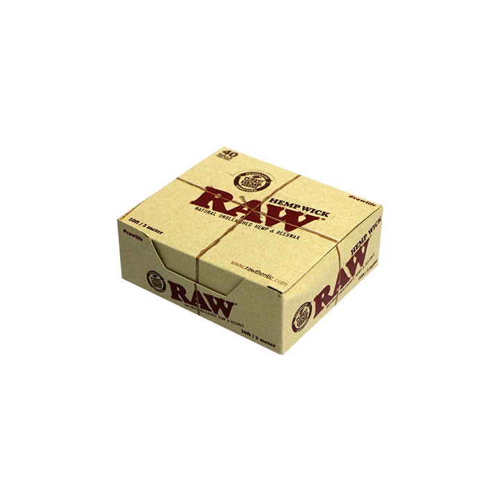 RAW Hemp Wick (mechas)