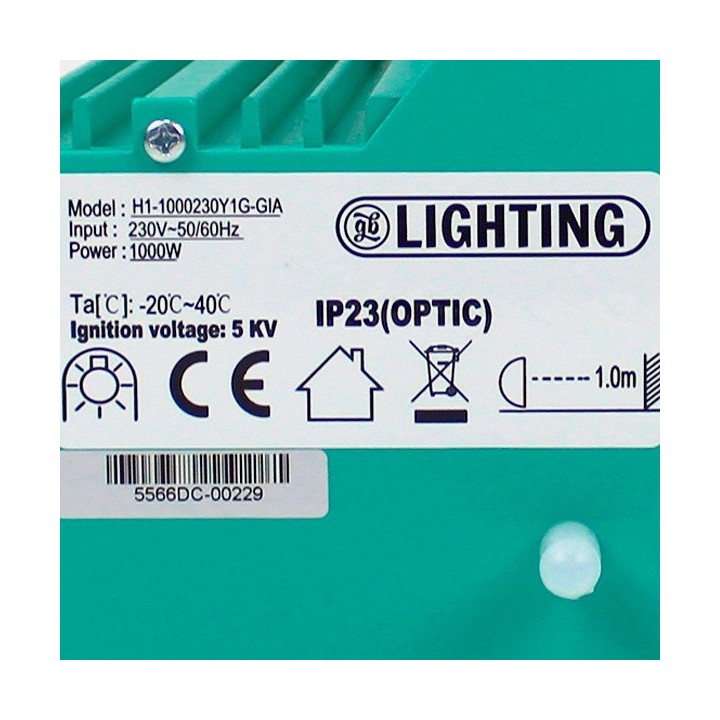 Luminaria 1000W DE GB Lighting