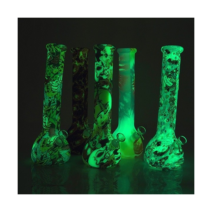 Bong Fluorescente de Silicona XL