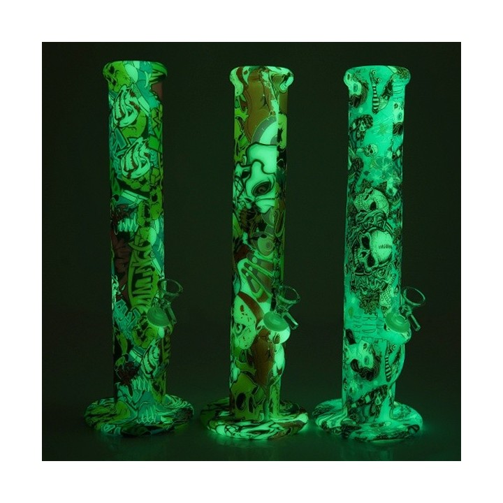 Bong Fluorescente de Silicona XL