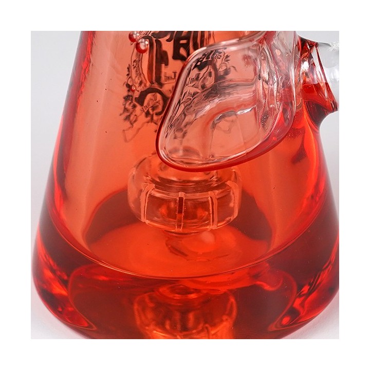 Bong Gel Enfriador Red 18 cm Black Leaf