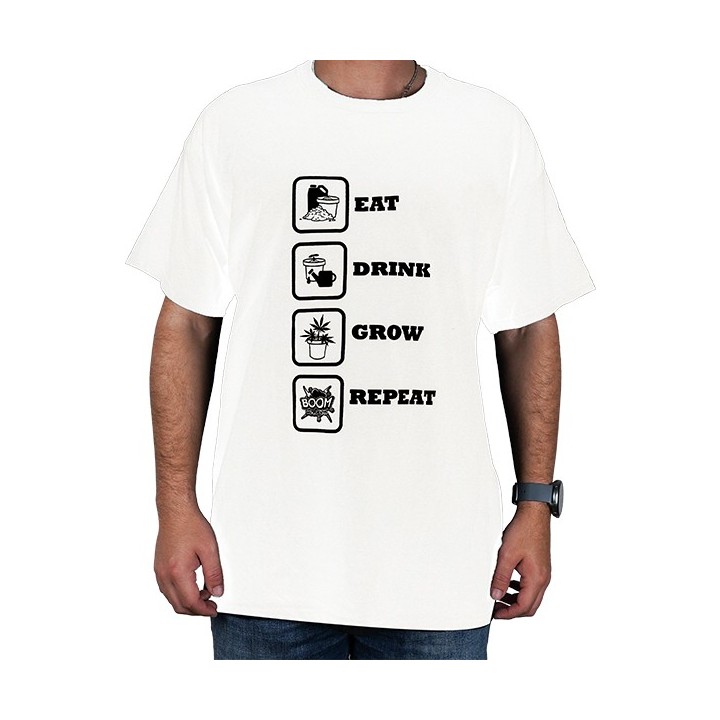 Camiseta Boom Nutrients Blanca