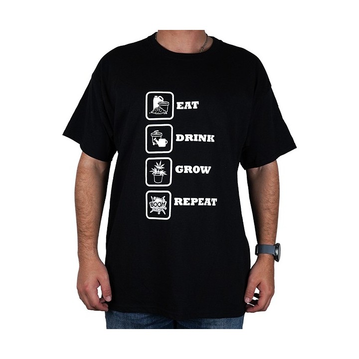 Camiseta Boom Nutrients Negra