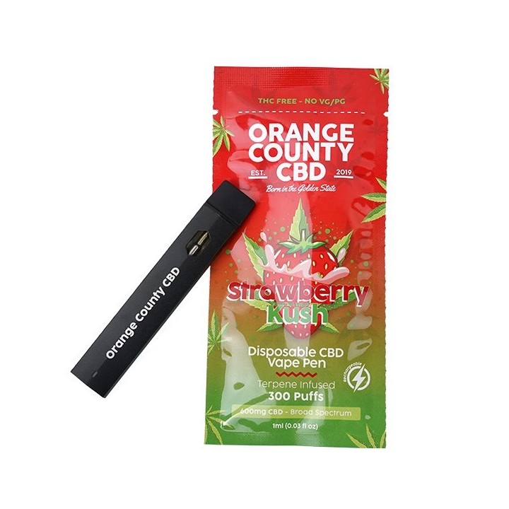 Pod Desechable Orange County CBD Strawberry Kush