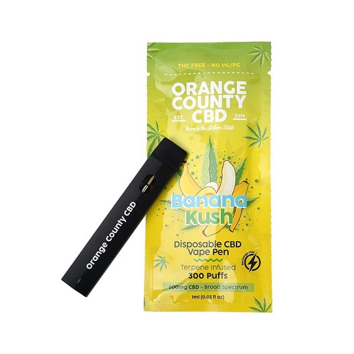 Pod Desechable Orange County CBD Banana Kush