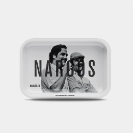 Bandeja de liar Narcos White Edition