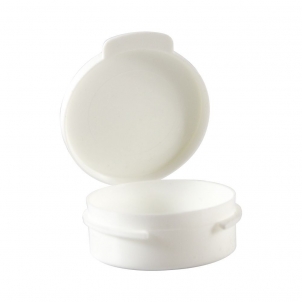 Bote de plástico blanco para resinas