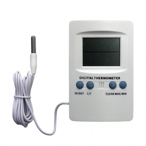 Termohigrómetro y reloj con sonda