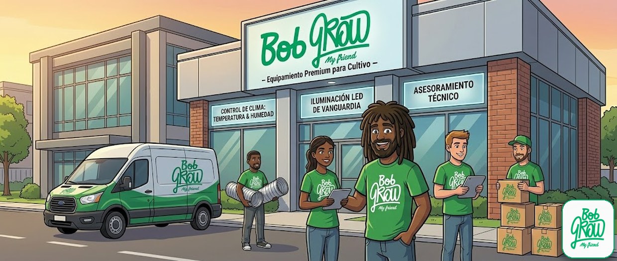 Equipo y tienda Bobgrow: equipamiento premium para cultivo